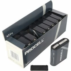 10 Stück Duracell Procell Alkaline 4,5 V Flachbatterie, 3LR12 Im Karton