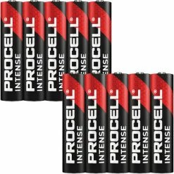 10 Stück Duracell Procell Intense Alkaline AAA Micro LR03 1,5V Im Karton, Für Energieintensive Geräte