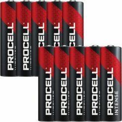 10 Stück Duracell Procell Intense Alkaline AA Mignon LR06 1,5V Im Karton, Für Energieintensive Geräte