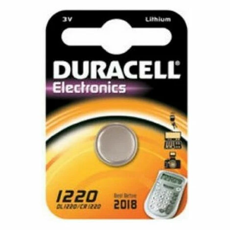 DURACELL Batterie Lithium, Knopfzelle, CR1220, 3V (030305) 3 DURACELL Batterie Lithium, Knopfzelle, CR1220, 3V (030305)