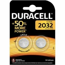 Pack 2 Knopfzellen Cr2032 Duracell