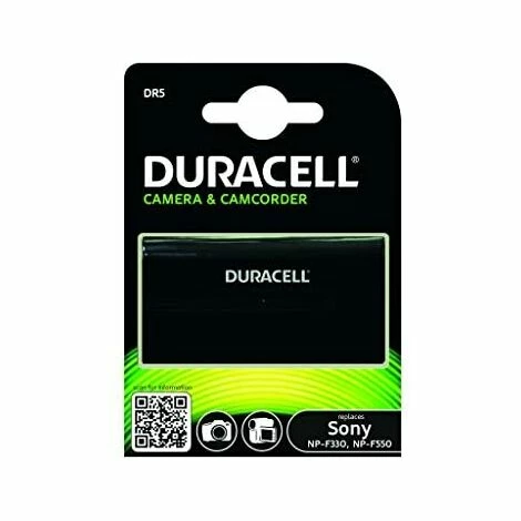 Duracell DR5 - Camcorder-Akku 7,2V, 2200 MAh (ersetzt Den Originalen Sony NP-F330 Akku) 2 Duracell DR5 - Camcorder-Akku 7,2V, 2200 MAh (ersetzt Den Originalen Sony NP-F330 Akku)