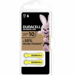 Duracell 10AC Hörgerätebatterie ZA 10 Zink-Luft 90 MAh 1.45 V 6 St.