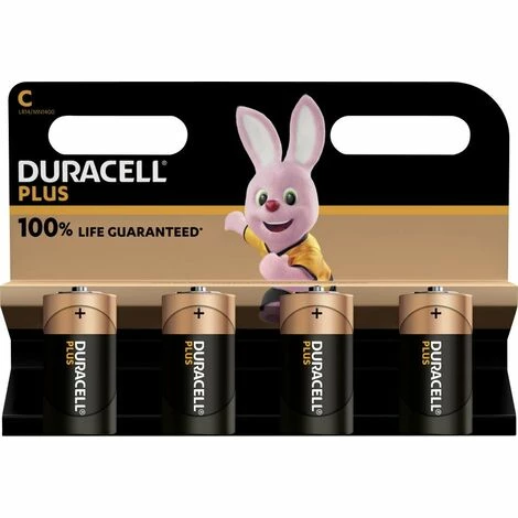 Duracell Plus-C K4 Baby (C)-Batterie Alkali-Mangan 1.5 V 4 St. Duracell Plus-C K4 Baby (C)-Batterie Alkali-Mangan 1.5 V 4 St. -DURACELL Shop 45990086 1