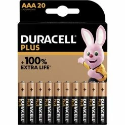Duracell Plus-AAA CP20 Micro (AAA)-Batterie Alkali-Mangan 1.5 V 20 St.
