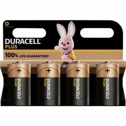 Duracell Plus-D K4 Mono (D)-Batterie Alkali-Mangan 1.5 V 4 St.