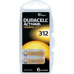 Duracell Activair 312 Hörgerätebatterie ZA 312 Zink-Luft 160 MAh 1.45 V 6 St.