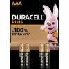 Duracell Plus-AAA K4 Micro (AAA)-Batterie Alkali-Mangan 1.5 V 4 St.