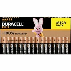 Duracell Plus-AAA BP32 Micro (AAA)-Batterie Alkali-Mangan 1.5 V 32 St.