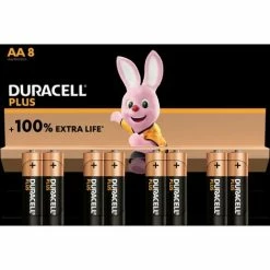 Duracell Plus-AA K8 Mignon (AA)-Batterie Alkali-Mangan 1.5 V 8 St.