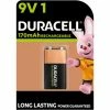 Duracell Rechargeable 9V 170 MAh Block Akku Batterien 6HR61, 1er Pack -DURACELL Shop 52232595 1