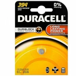 DURACELL Batterie Silver Oxide, Knopfzelle, 394, 1.5V (745296)