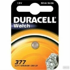 DURACELL Watch Pila Silver Botton 1,5v FÜr Uhr D377