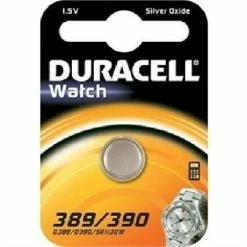 DURACELL Watch Pila Silver Botton 1,5v FÜr Uhr D389