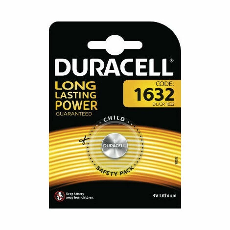 DURACELL Duracell Batterie Knopfzelle CR1632 3.0V Lithium 1St. (007420) 3 DURACELL Duracell Batterie Knopfzelle CR1632 3.0V Lithium 1St. (007420)