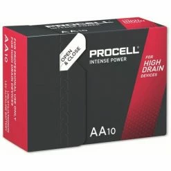 DURACELL Alkaline-Mignon-Batterie LR06, 1.5V, Procell Intense, 10 Stück