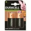 DURACELL NiMH-Mono-Akku HR20, 1.2V/3000mAh, Rechargeable, 2 Stück