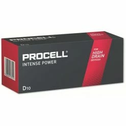 DURACELL Alkaline-Mono-Batterie LR20, 1.5V, Procell Intense, 10 Stück