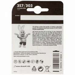Duracell 357, 303, V357, V303, SR44, SR44SW, Uhrenbatterie D357, 2er Blister -DURACELL Shop 69247455 4