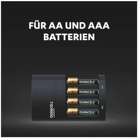 DURACELL Universal Ladegerät Inkl. 2x Mignon-/2x Micro-Akku 4 DURACELL Universal Ladegerät Inkl. 2x Mignon-/2x Micro-Akku – Bild 2