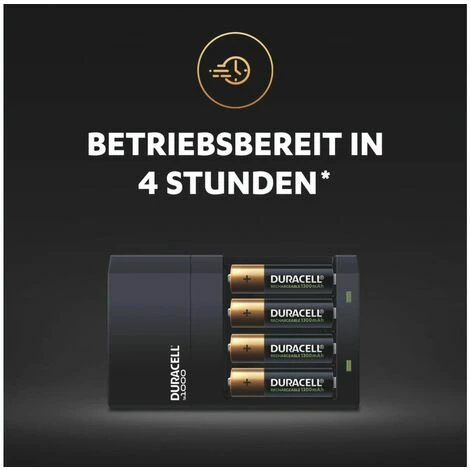DURACELL Universal Ladegerät Inkl. 2x Mignon-/2x Micro-Akku 5 DURACELL Universal Ladegerät Inkl. 2x Mignon-/2x Micro-Akku – Bild 3