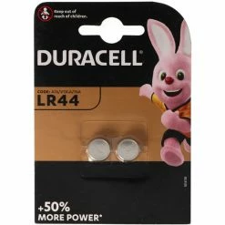 Duracell LR44, V13GA, GPA76, 82, LR1154, 357A, 2er Pack