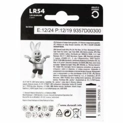 Duracell Knopfzelle LR54, AG10, LR54, LR1130, 189, RW89, 2er Blister -DURACELL Shop 9476839 4